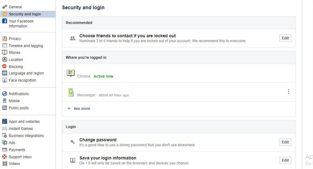 how to change facebook password,facebook password change