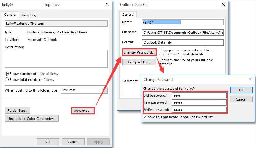 setting up gmail in outlook 2016 keeps asking for password